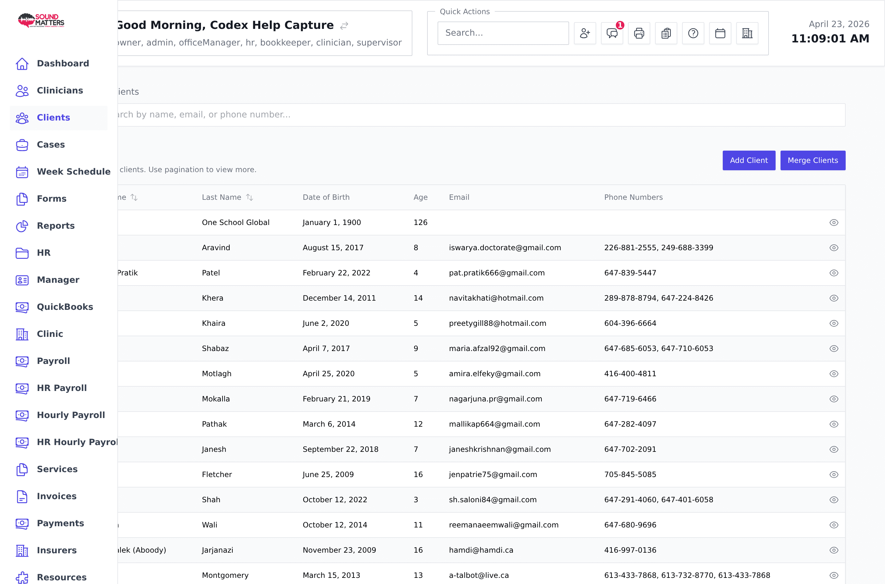 Screenshot for step 1: Open the client record, then open Treatment Plans or the linked case workspace.