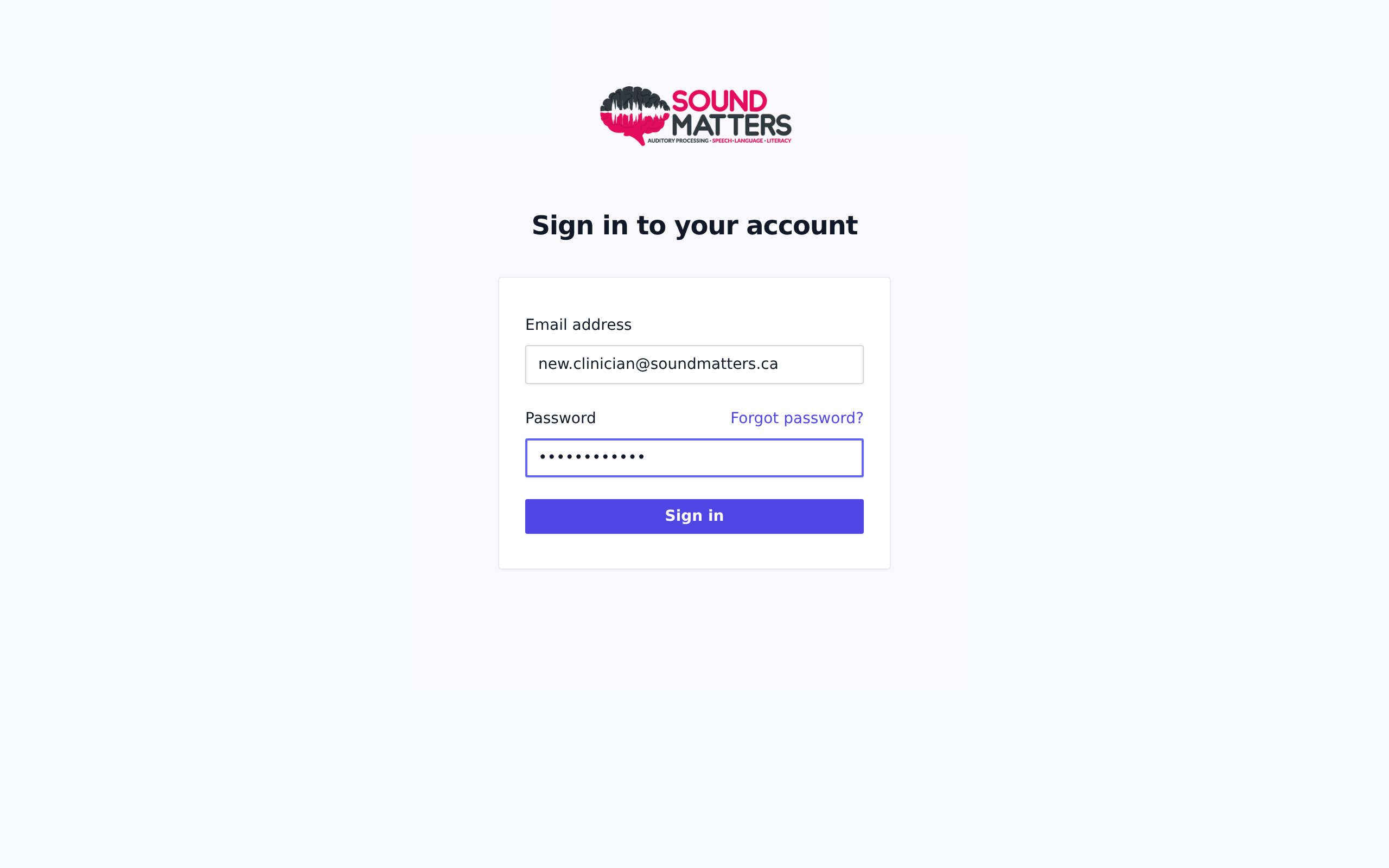 Screenshot for step 3: Enter your password, then click ‘Sign in’. If this is your first login, you’ll be asked to set a new password on the next screen.