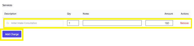 Screenshot for step 3: Review line items, add a discount or adjustment if needed, and click ‘Create’.