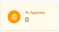 Screenshot for step 5: ‘To Approve’ (amber) only shows if you’re an SLP. It counts SOAPs written by CDAs under your supervision that are waiting on your sign-off.