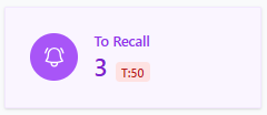 Screenshot for step 3: ‘To Recall’ (purple) is clients whose last treatment block has ended and who haven’t rebooked. These are the calls you make to keep treatment cycles going.